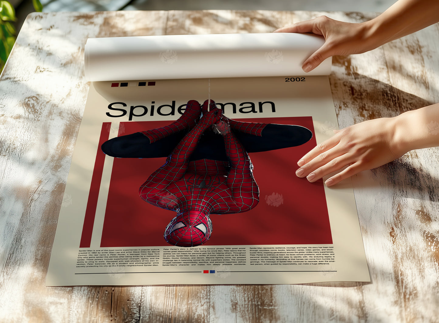 Spider-Man Poster, Marvel Wandkunst, Superhelden Filmplakat Digital & Print, Comic Poster, Kinderzimmer Deko, Geschenkidee