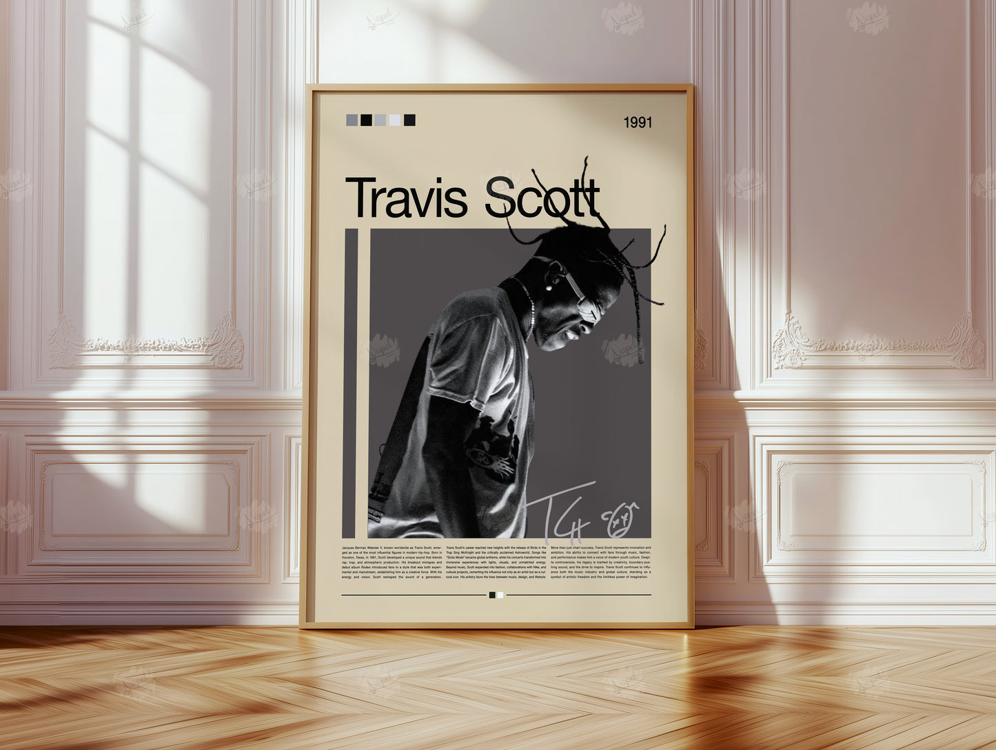 Travis Scott Poster – Rapper Wall Art – Hip Hop Print – Astroworld Retro Poster – Gift for Music Lovers - Utopia Tour - time to Rage